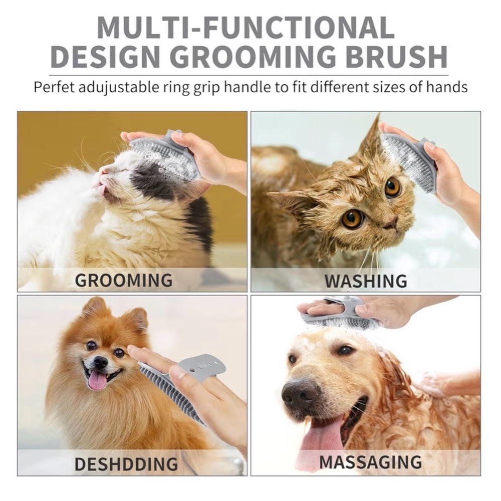 Gray Dog or Cat Paw Cleaner, Large - Picture 5 of 7